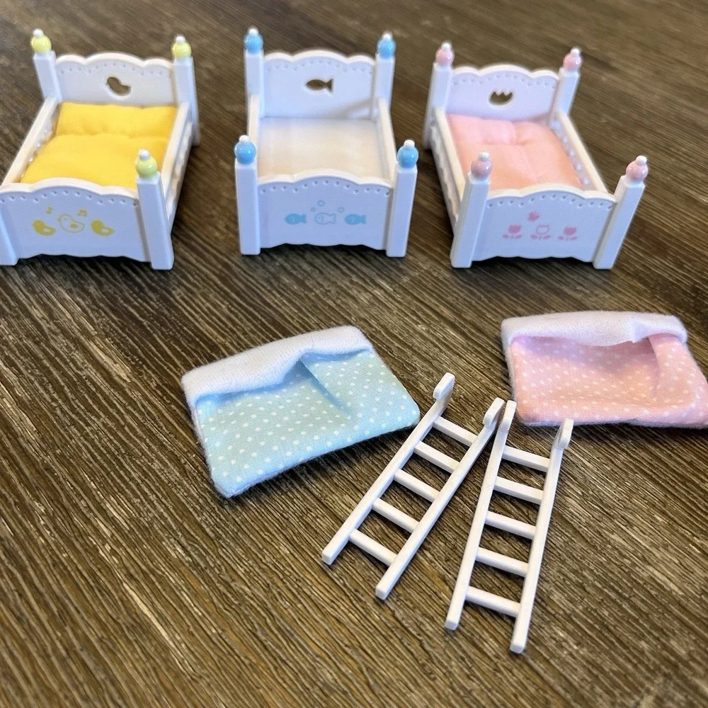 Sylvanian Families Dollhouse BEDROOM BUNK BED Furniture‎ Figure Toy Calico Epoch